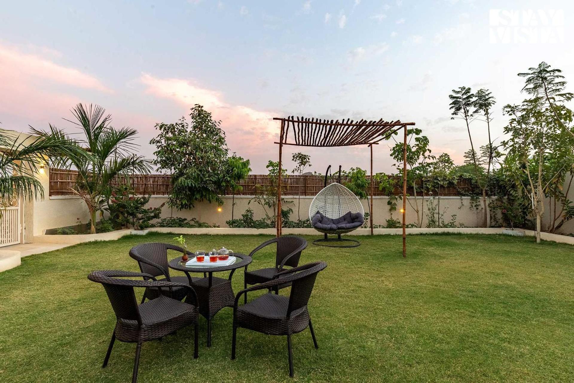 Free Birds Nest With Pvt Pool & Garden At Jaipur By Stayvista Buitenkant foto